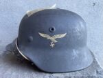 RARE M40 Q66 LUFTWAFFE MAIL HOME HELMET